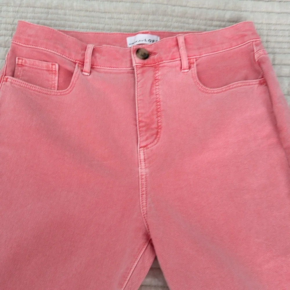 Cute Loft Coral Jeans NWOT - Picture 2 of 6